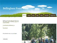 Tablet Screenshot of bellingham.foamwars.com